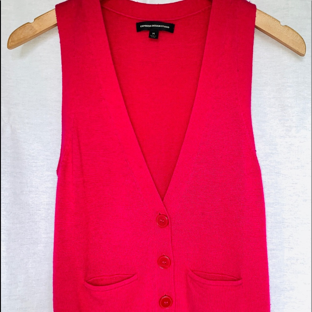 Express 4 Button Vest W pocket